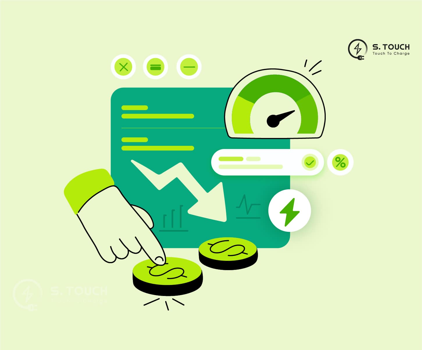 S. Touch | Tránh sự nâng cấp hệ thống sạc tốn kém và tối ưu hóa lợi nhuận dòng (ROI) với Quản lý tải điện động