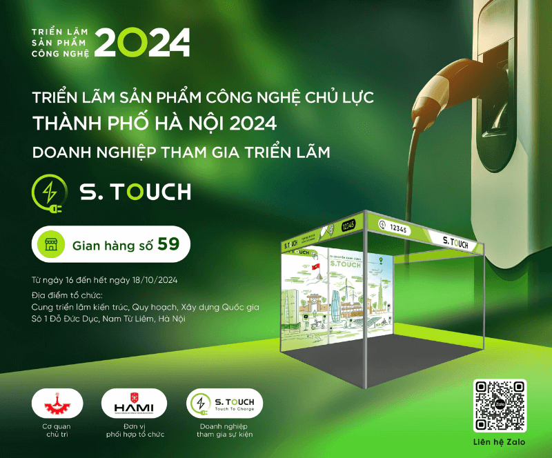 S.TOUCH tham gia sự kiện Triển lãm sản phẩm công nghiệp chủ lực TP. Hà Nội năm 2024