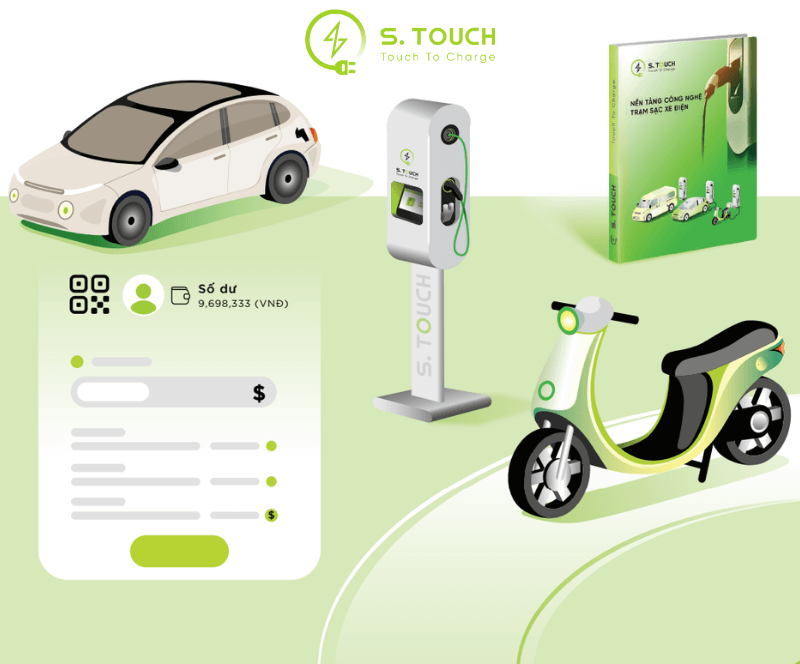 S.TOUCH – PHẦN MỀM QUẢN LÝ TRẠM SẠC: Giải pháp tùy chỉnh cho doanh nghiệp