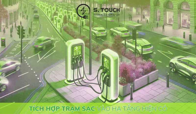 S. Touch | TÍCH HỢP TRẠM SẠC VÀO HẠ TẦNG HIỆN CÓ: Giải pháp bền vững cho giao thông điện tử