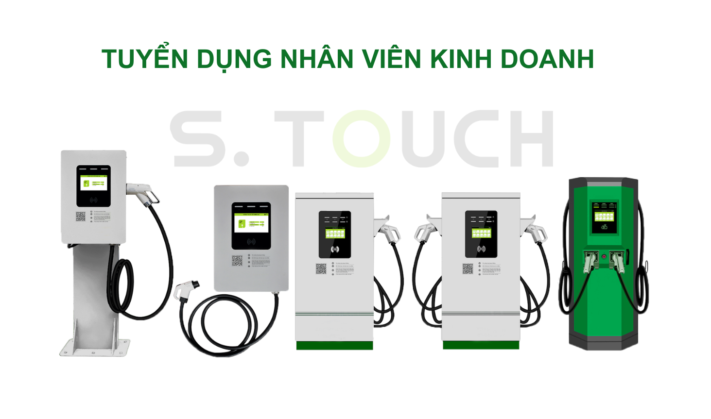 TUYỂN DỤNG NHÂN VIÊN KINH DOANH TRẠM SẠC XE ĐIỆN