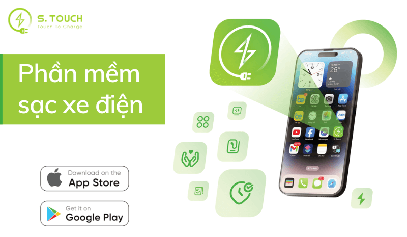 S. Touch | Phần mềm sạc xe điện: Giải pháp quản lý trạm sạc tối ưu từ S.TOUCH