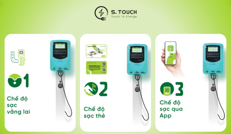 S. Touch | App trạm sạc: Giải pháp sạc điện tiện lợi cho tài xế ô tô điện S. Touch | App trạm sạc: Giải pháp sạc điện tiện lợi cho tài xế ô tô điện