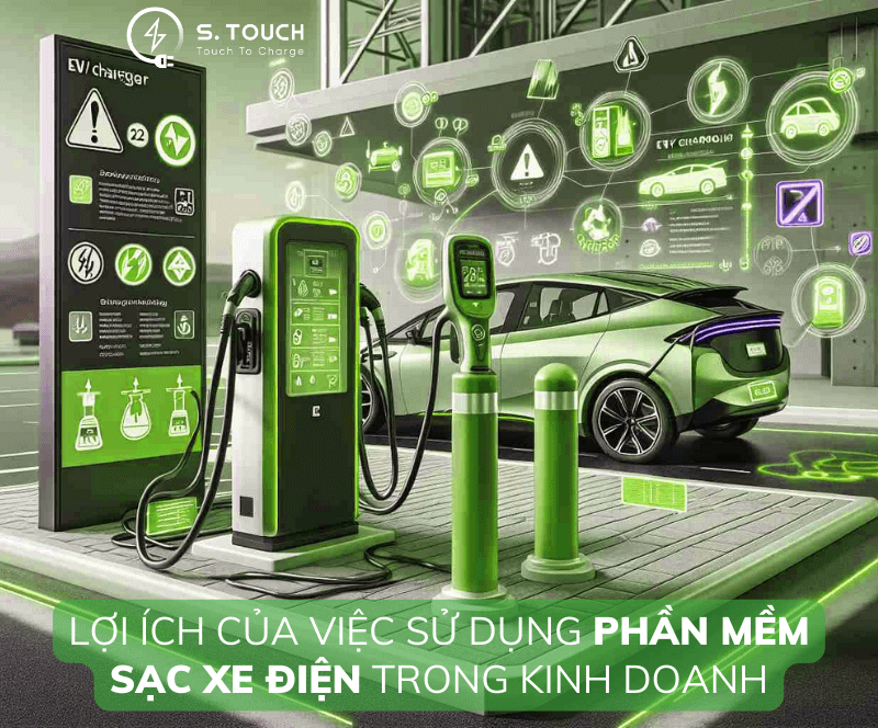 S. Touch | 10 Lợi ích của việc sử dụng phần mềm sạc xe điện trong kinh doanh