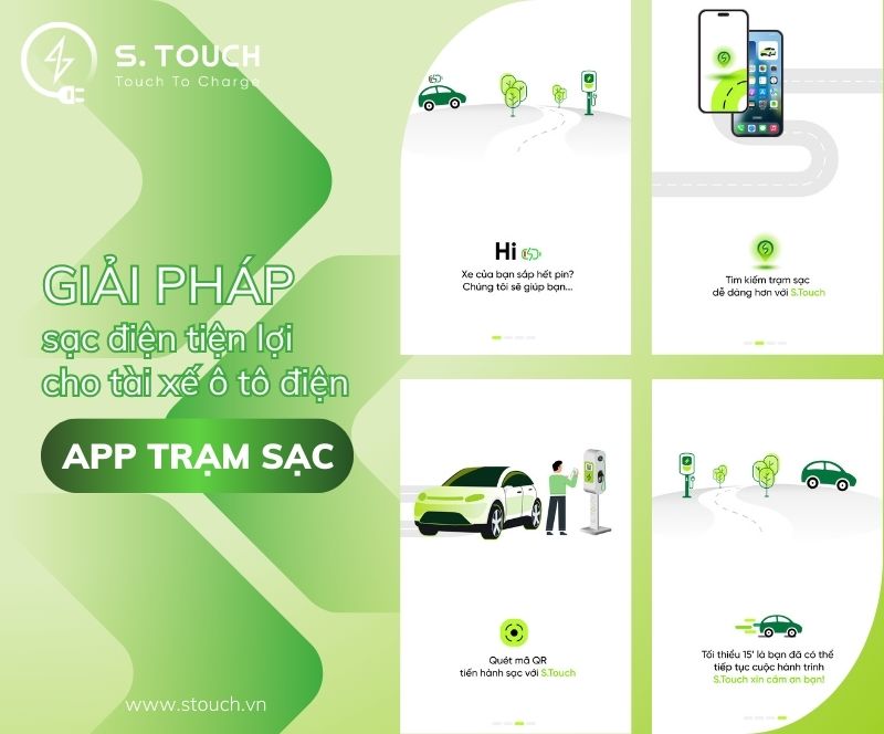 App trạm sạc: Giải pháp sạc điện tiện lợi cho tài xế ô tô điện
