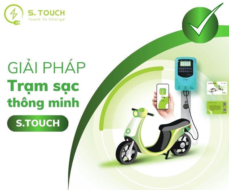 S. Touch | Giải pháp trạm sạc thông minh S.TOUCH: Sự đặc biệt hiếm có trên thị trường xe điện