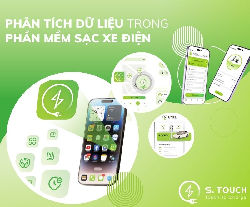 Phân tích dữ liệu trong phần mềm sạc xe điện: Tầm quan trọng đối với các nhà quản lý