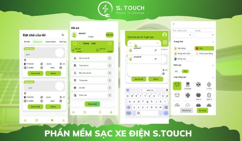 S. Touch | Khám phá tính năng nổi bật của phần mềm sạc xe điện từ S.TOUCH S. Touch | Khám phá tính năng nổi bật của phần mềm sạc xe điện từ S.TOUCH