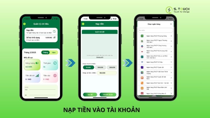 S. Touch | HDSD - 8 Bước sạc xe máy điện đơn giản thông qua App sạc S.TOUCH S. Touch | HDSD - 8 Bước sạc xe máy điện đơn giản thông qua App sạc S.TOUCH