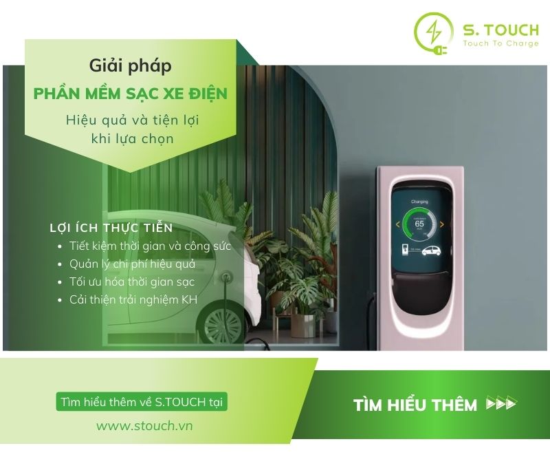 Phần mềm sạc xe điện: Giải pháp quản lý hiệu quả và tiện lợi cho người dùng