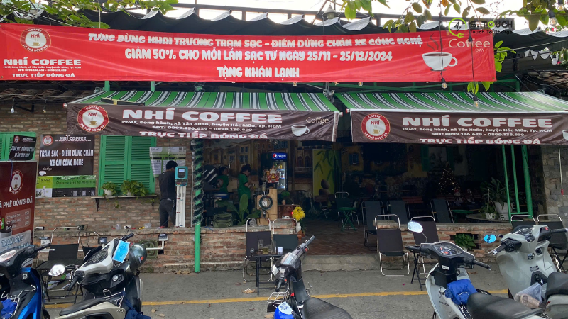 S. Touch | Khai trương Trạm sạc xe điện S.TOUCH tại Nhí Coffee ngày 25/11/2024 - Điểm dừng chân cho xe công nghệ khai trương trạm sạc xe điện