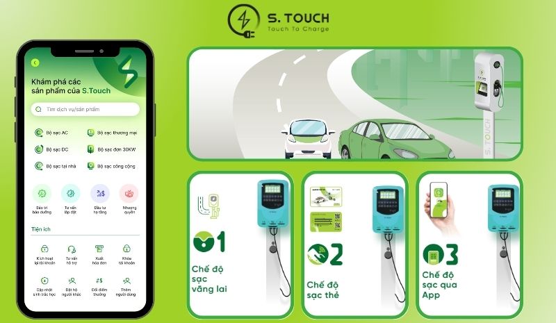 S. Touch | Trải nghiệm tốt hơn với công nghệ sạc xe thông minh cho cư dân chung cư S. Touch | Trải nghiệm tốt hơn với công nghệ sạc xe thông minh cho cư dân chung cư