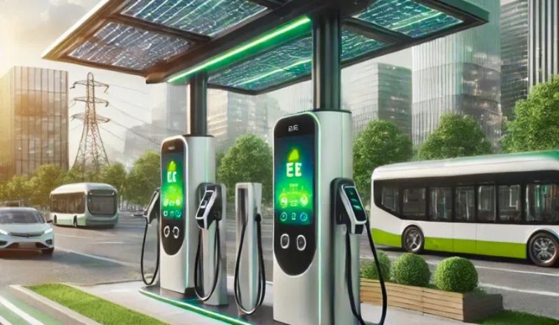 Trạm sạc xe buýt điện