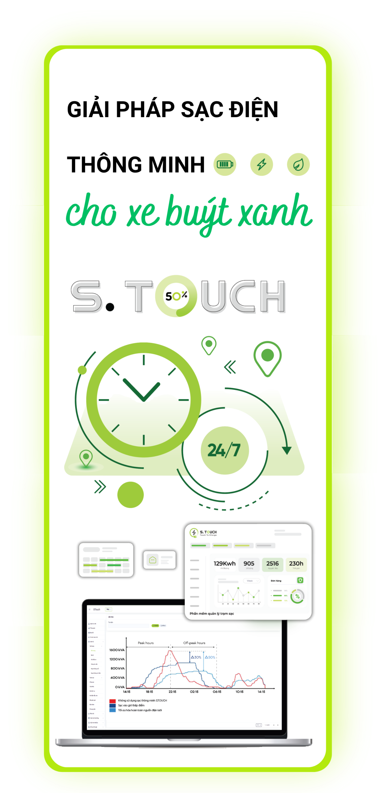 S. Touch | Trạm sạc xe buýt điện
