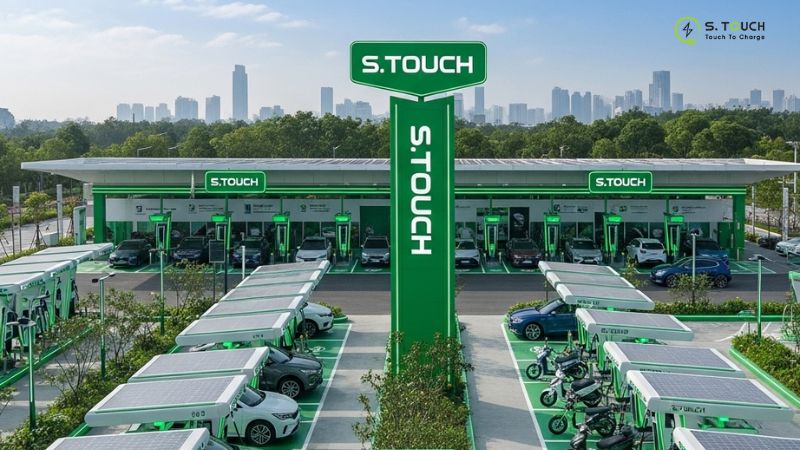  Thế mạnh của giải pháp trạm sạc xe điện S.TOUCH