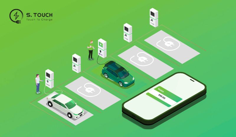 S. Touch | Cách quản lý dòng tiền cho trạm sạc xe điện hiệu quả với app S.TOUCH