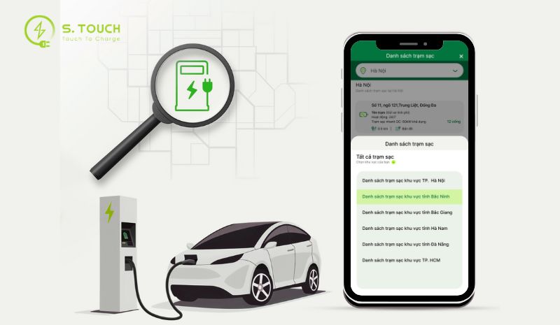 Khám phá các tính năng giúp chủ đầu tư quản lý trạm sạc dễ dàng hơn trên app S.TOUCH