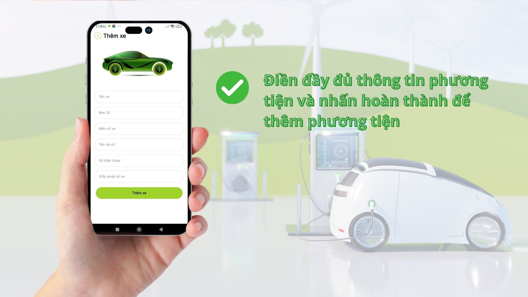 S. Touch | Lý do bạn nên điền đầy đủ thông tin về phương tiện sạc của mình trên ứng dụng S.TOUCH? điền đầy đủ thông tin về phương tiện sạc của mình trên ứng dụng S.TOUCH