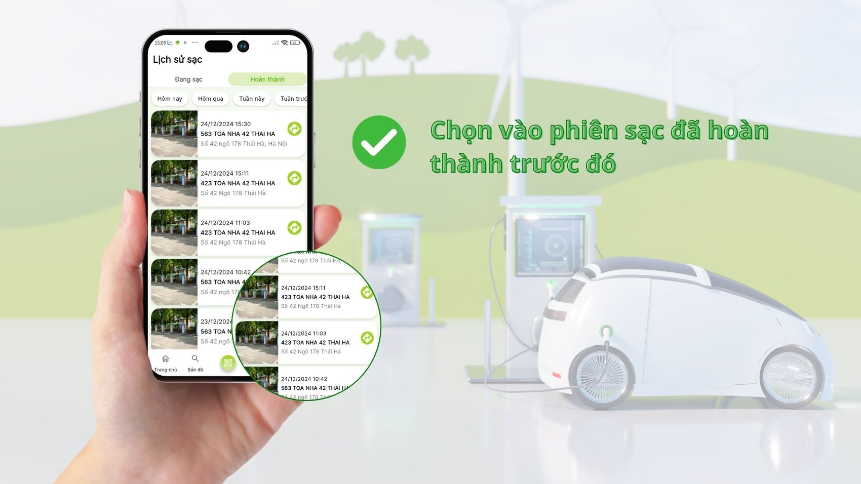 S. Touch | Hướng dẫn chi tiết cách lấy hóa đơn điện tử trên ứng dụng sạc xe điện S.TOUCH