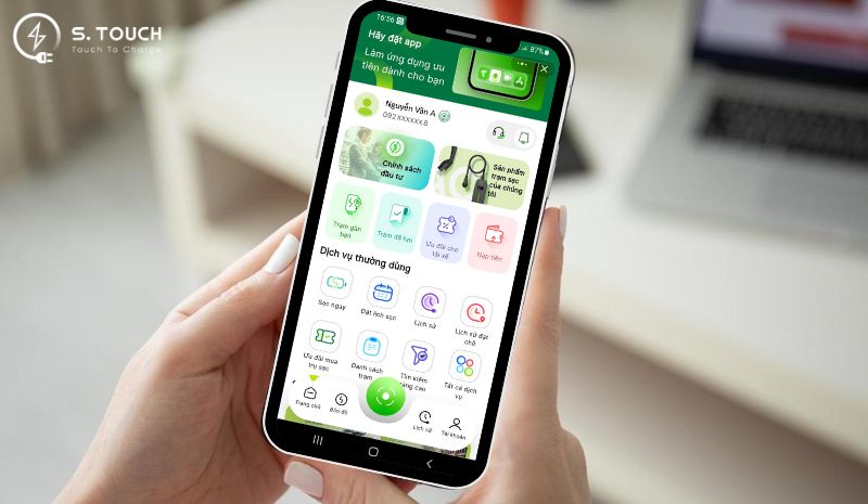 S. Touch | Mini App Trạm sạc xe điện duy nhất trên Zalo - Giải pháp tiện lợi dành cho người dùng Mini App Trạm sạc xe điện S.TOUCH