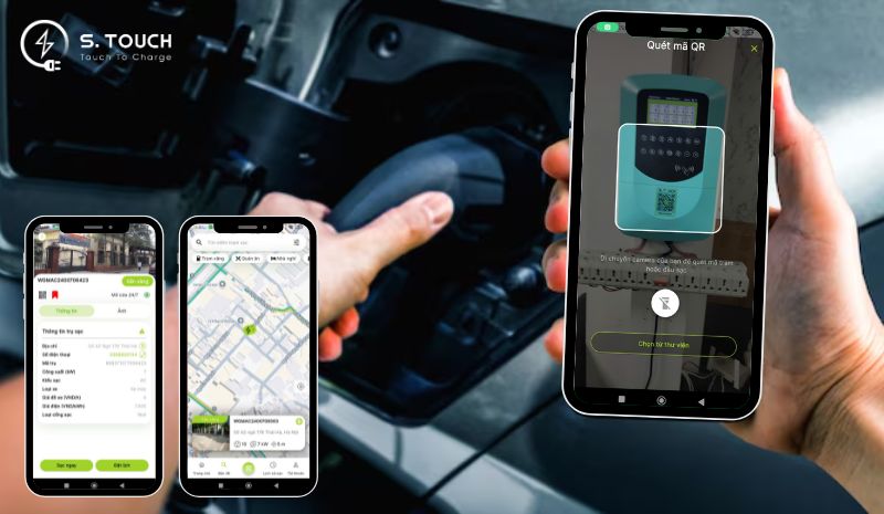 S. Touch | Sử dụng tính năng quét mã trụ sạc xe điện khi nào? S. Touch | Sử dụng tính năng quét mã trụ sạc xe điện khi nào?