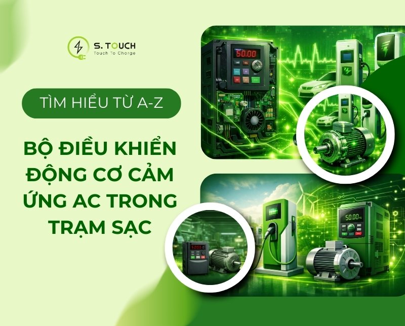 Tìm hiểu từ A-Z bộ điều khiển động cơ cảm ứng AC trong trạm sạc