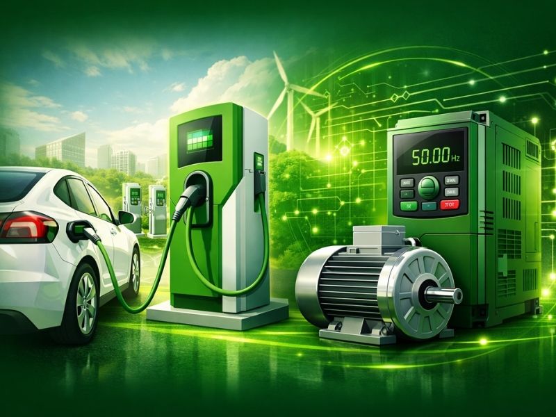 S. Touch | Tìm hiểu từ A-Z bộ điều khiển động cơ cảm ứng AC trong trạm sạc Ứng dụng bộ điều khiển động cơ AC trong trạm sạc điện