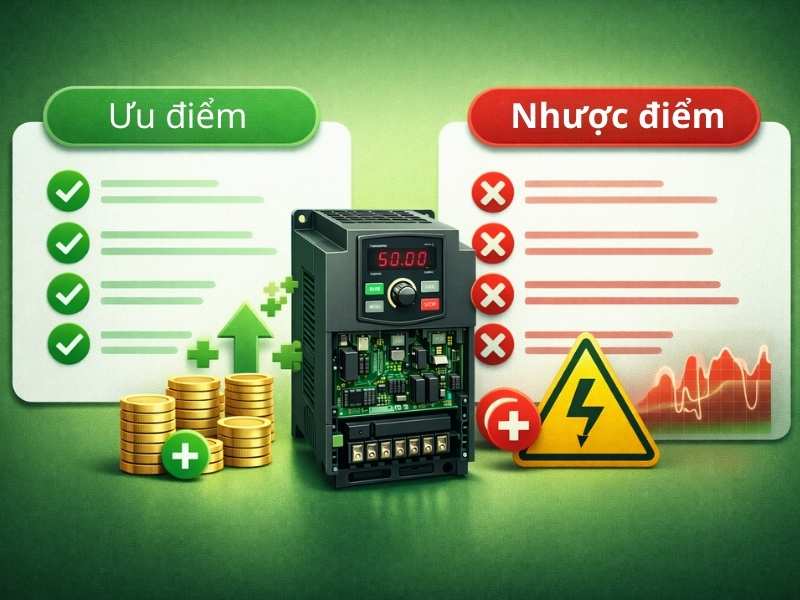 S. Touch | Tìm hiểu từ A-Z bộ điều khiển động cơ cảm ứng AC trong trạm sạc Ưu điểm & nhược điểm khi sử dụng bộ điều khiển cảm ứng AC