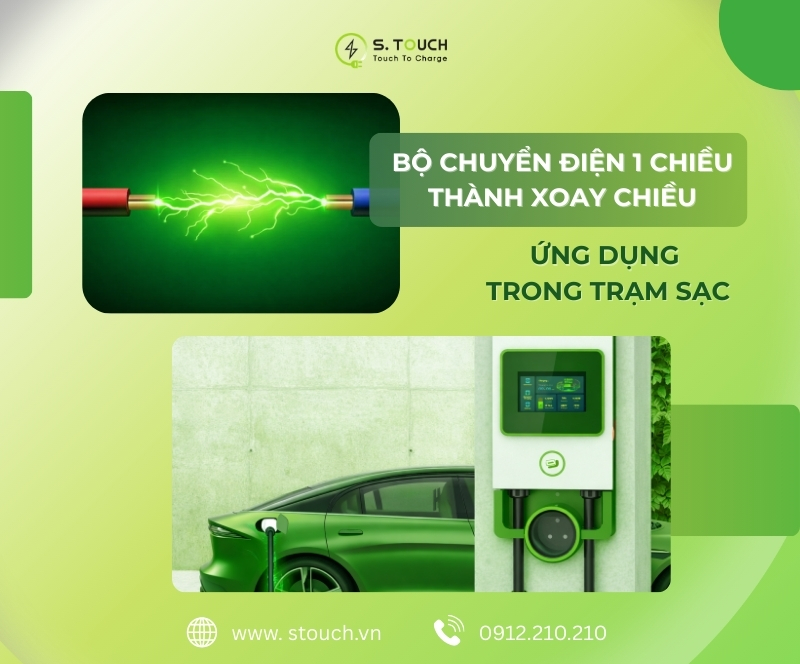 Bộ chuyển điện 1 chiều thành xoay chiề