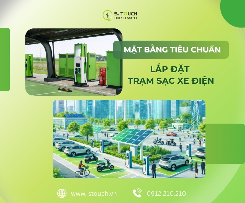 Mặt bằng tiêu chuẩn lắp đặt trạm sạc xe điện là gì? Vì sao nhà đầu tư cần quan tâm?