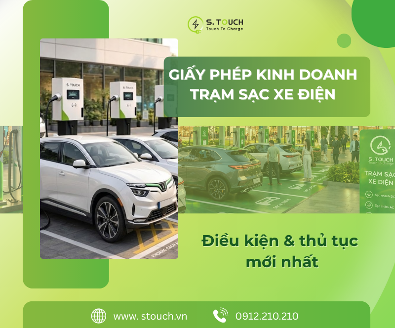 Giấy phép kinh doanh trạm sạc xe điện: Điều kiện & thủ tục mới nhất