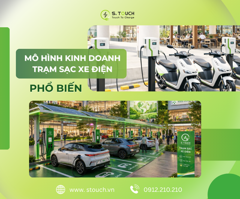 Các mô hình kinh doanh trạm sạc xe điện phổ biến tại Việt Nam