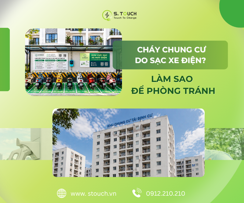 Cháy chung cư do sạc xe điện? Làm sao để phòng tránh