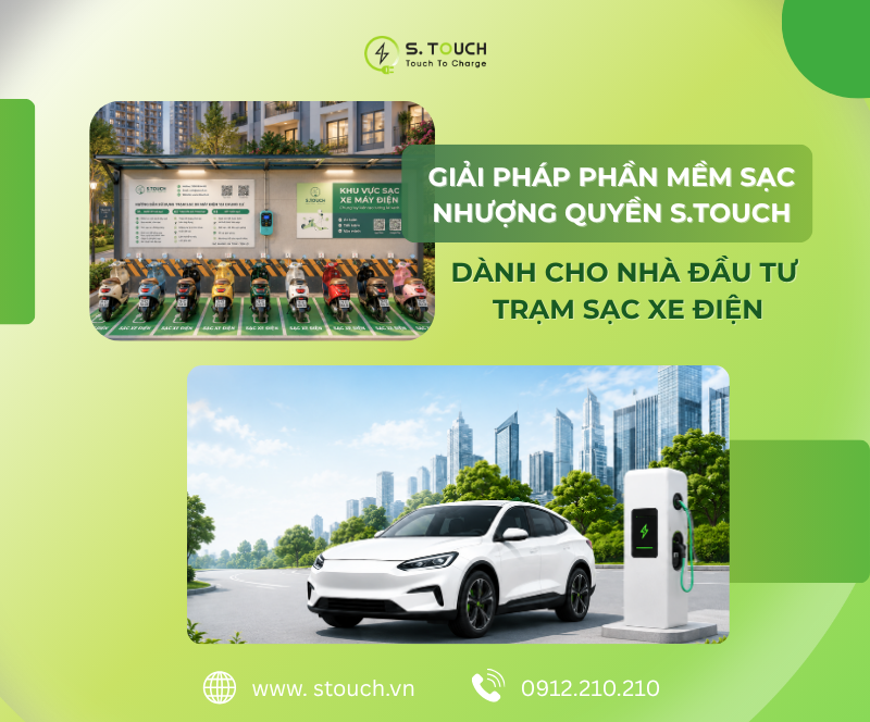 giải pháp phần mềm sạc nhượng quyền