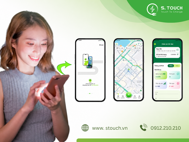 S. Touch | Cách tìm trạm sạc xe ô tô điện gần nhất khi đang di chuyển tìm trạm sạc xe ô tô điện gần nhất