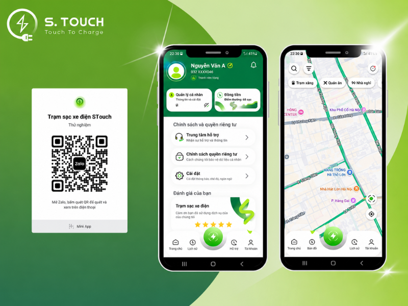 S. Touch | Cách tìm trạm sạc xe ô tô điện gần nhất khi đang di chuyển tìm trạm sạc xe ô tô điện gần nhất