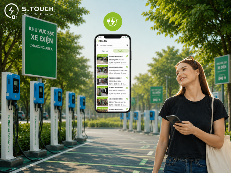 S. Touch | Hướng dẫn tìm trạm sạc xe điện gần nhất cho người dùng xe điện trạm sạc xe điện gần nhất