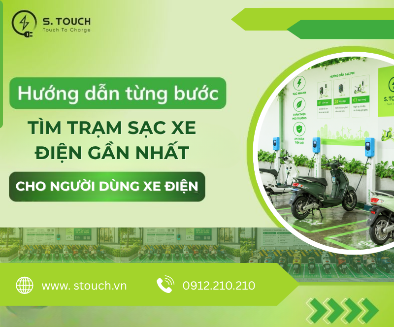 Hướng dẫn tìm trạm sạc xe điện gần nhất cho người dùng xe điện