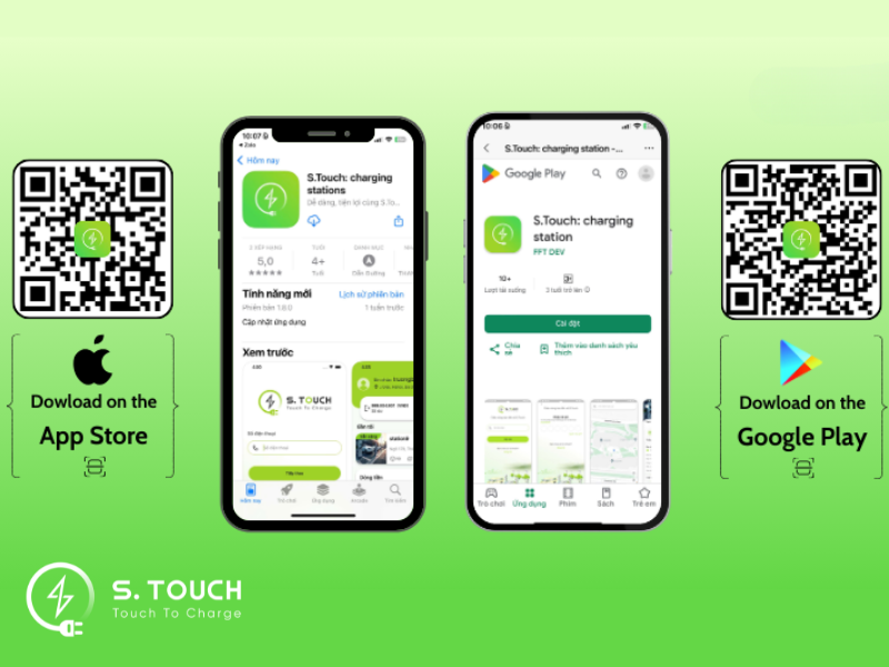 S. Touch | Đầu tư trạm sạc xe điện: Vì sao cần tích hợp app tìm trạm sạc xe điện? app tìm trạm sạc xe điện