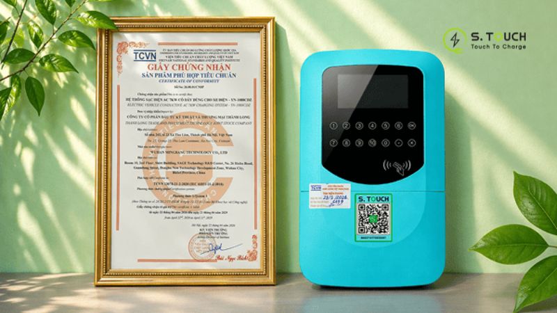 S. Touch | Sẽ ban hành quy chuẩn kỹ thuật quốc gia về trạm sạc xe điện