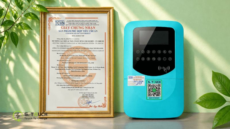 S. Touch | S.TOUCH - Bộ trạm sạc xe máy điện đạt tiêu chuẩn dùng cho chung cư tại Việt Nam