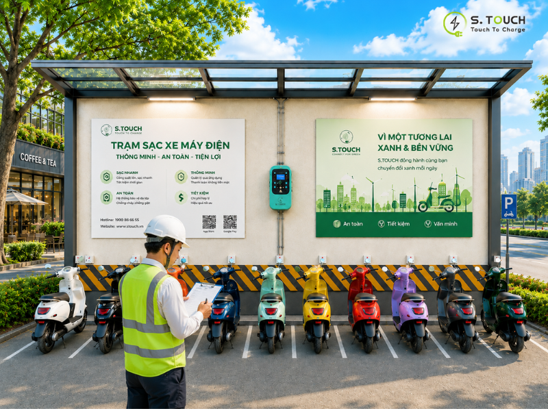 S. Touch | Miễn thẩm duyệt PCCC trạm sạc xe điện: Điều kiện và quy định mới nhất Miễn thẩm duyệt PCCC trạm sạc xe điện