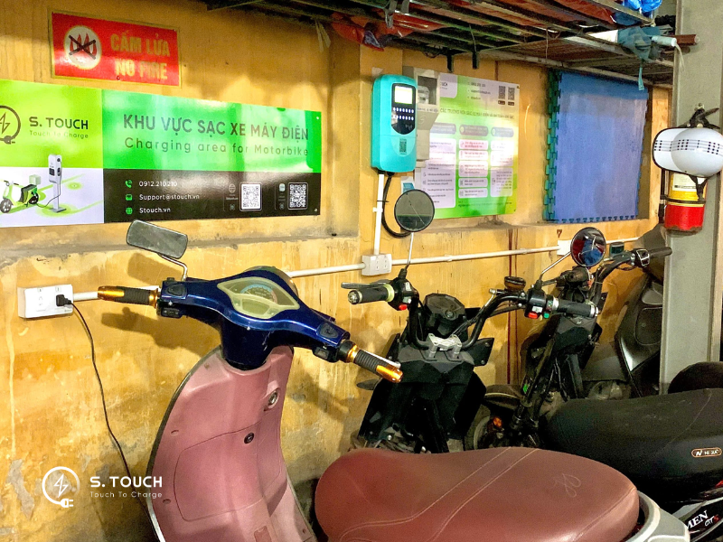 mở trạm sạc xe điện